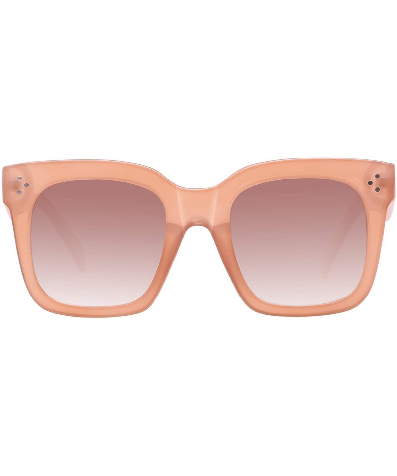 Oversized Classic Women Oversized Square Sunglasses for 100% UV Protection Flat Lens Fashion Shades - CM1994ERCYW $23.29