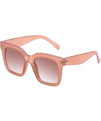 Oversized Classic Women Oversized Square Sunglasses for 100% UV Protection Flat Lens Fashion Shades - CM1994ERCYW $23.29