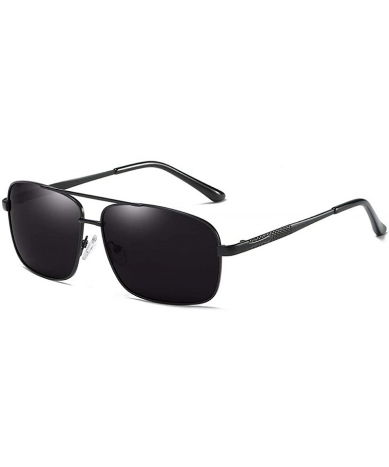 Aviator Polarized sunglasses Men's sunglasses Driver's Sunglasses - A - CH18Q9EM3SM $59.29