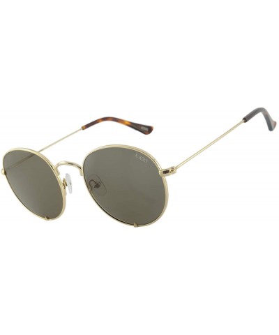 Rimless x HIGHKOLT The Round Sunglasses For Men and Women - Diff Vision UV400 Protection- 50mm AK2050 - C018NGGE3LN $35.10