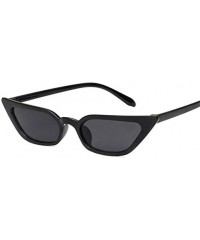 Cat Eye Sunglasses Vintage Transparent Glasses - Clear Red - C5190HG7DRY $16.07