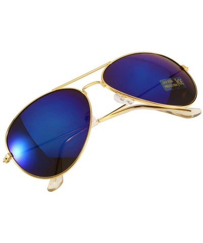 Oversized Women Retro Polarized Sunglasses UV Protection Mirrored Lens Oversized Eyewear - 4 - CI18DRQALK8 $21.73