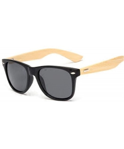 Goggle Bamboo Sunglasses Men Women Travel Goggles Sun Glasses Vintage Wooden Color 16 - Color 3 - C818YZUMU7H $8.68