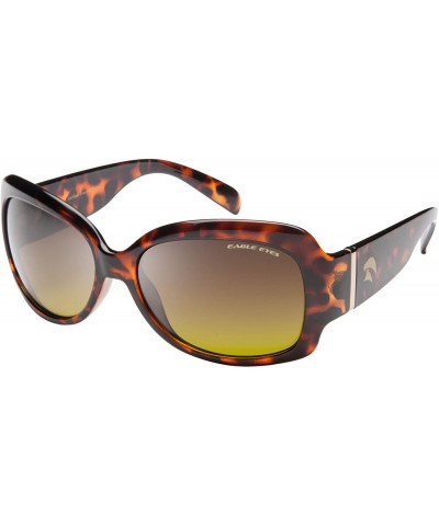 Round Womens Polarized Sunglasses - Tortoise - CR11NJY2FUT $41.72