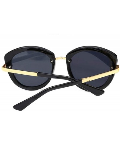 Aviator Fashion classic sunglasses - sunglasses women's anti-UV diamond sunglasses - E - CB18RT9DXO4 $31.45