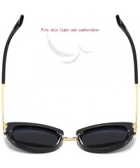 Aviator Fashion classic sunglasses - sunglasses women's anti-UV diamond sunglasses - E - CB18RT9DXO4 $31.45