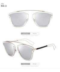 Aviator Polarized Sunglasses Street Style Fashion Sunglasses Women - CA18XD8C6AE $43.86