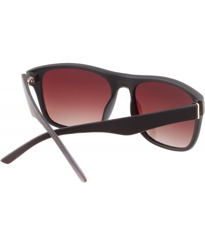 Sport Polarized TR90 unbroken Sunglasses for Men 54mm Classic Eyewear Shade tl6001 - Matte Brown / Grad. Brown - CA189X95EE7 ...