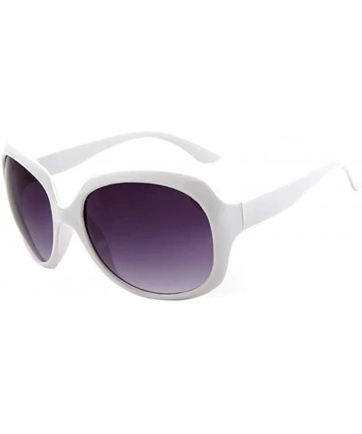 Semi-rimless Women Vintage Sunglasses-Polarized Retro Eyewear-Oversized Goggles Fashion Ladies Sunglasses - Style1-h - CG196R...