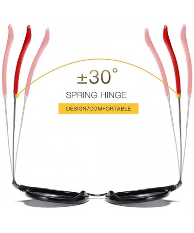 Rectangular Round Sunglasses Polarized-Vintage Ultra Light Shade Glasses-Driving Eyewear - A - CZ190O99ZYZ $28.39