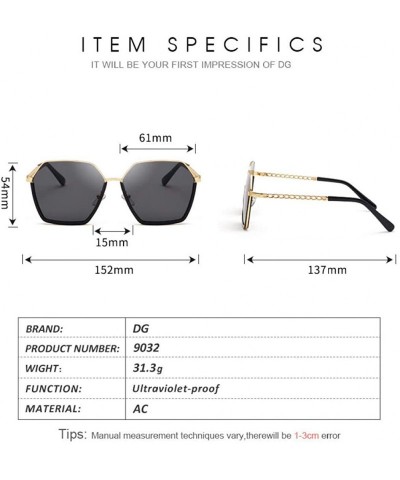 Sport Gold Plastic Sunglasses Trendy Sunglasses Women-Purple powder on powder box - CW197ZOKT6S $14.29