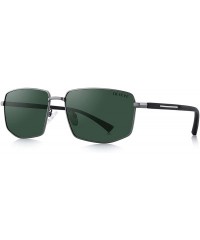 Aviator Mens Classic Sunglasses Male Polarized Rectangle Sun glasses For Men - G15 - C518R48K8H9 $32.12