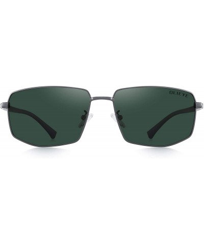 Aviator Mens Classic Sunglasses Male Polarized Rectangle Sun glasses For Men - G15 - C518R48K8H9 $32.12