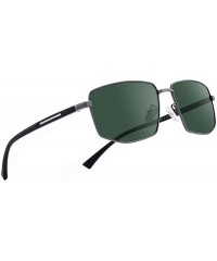 Aviator Mens Classic Sunglasses Male Polarized Rectangle Sun glasses For Men - G15 - C518R48K8H9 $32.12