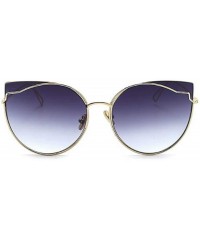 Aviator Sunglasses through the cat eyes new sunglasses- fashion trend retro glasses - F - CF18S5QDQ36 $47.48