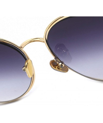 Aviator Sunglasses through the cat eyes new sunglasses- fashion trend retro glasses - F - CF18S5QDQ36 $47.48