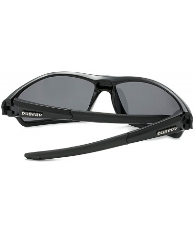 Sport Polarized Sunglasses for Men UV Protection Driving Fishing Sun  Glasses D620 - Black/Black - CQ18W2NDUTE