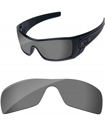 Sport Mirror Polarized Replacement Lenses Batwolf Sunglasses-Multi Options - Black Iridium - Polarized - CO1857KZZSQ $19.70