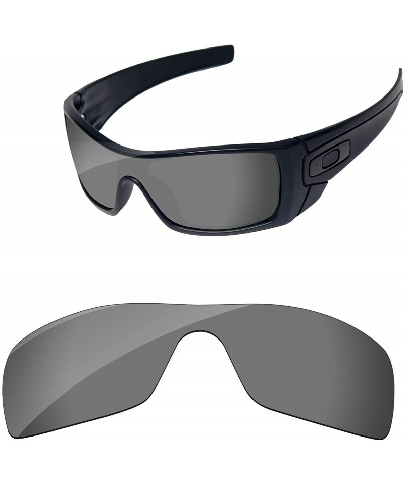 Sport Mirror Polarized Replacement Lenses Batwolf Sunglasses-Multi Options - Black Iridium - Polarized - CO1857KZZSQ $10.51