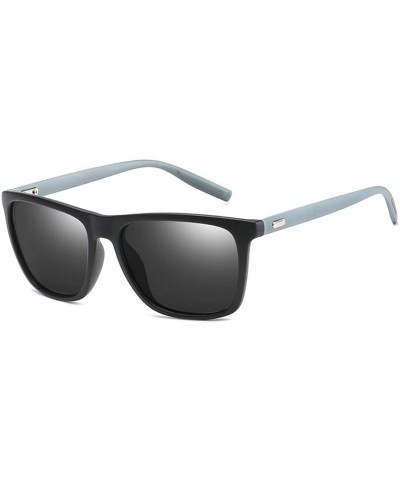Oval Polarized Mens Sunglasses Driving Sun Glasses Brand Design - Tea - CS19854G72W $35.00