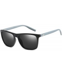 Oval Polarized Mens Sunglasses Driving Sun Glasses Brand Design - Tea - CS19854G72W $35.00