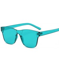 Rimless Colorful Square Sunglasses Women Glasses Rimless Sun Glasses For Men Siamese Candy Sunglass Frameless Eyewear - CK198...