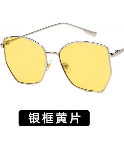 Butterfly Women Sunglasses Retro Luxury Mirror Sun Glasses Yellow Vintage Metal Frame Butterfly Square - Tan - C0198ZXZXRR $4...