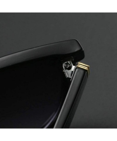 Oversized Flat Top Oversized Sunglasses Ladies Fashion Style Large Sunglasses Ladies Glasses Sunglasses - C5198QLRTU7 $35.85