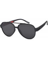 Aviator Aviator Sunglasses with UV Protection for Men TR90 Frame Classis Eyewear Frame Polarized - Black Red - CN18WSM7HND $1...
