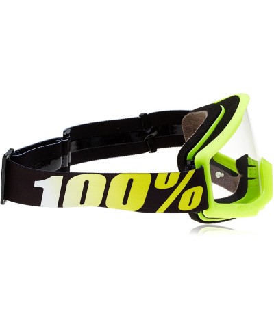 Sport 100% STRATA Goggles - Neon Yellow - CL126I4FU2L $21.38