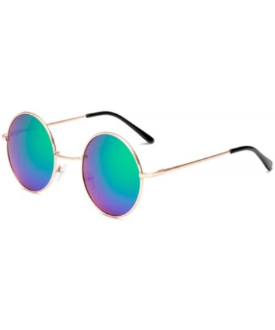 Round Retro glasses sun eyes round sunglasses sunglasses retro prince glasses small round frame sunglasses - CA18X5NO7SC $32.34