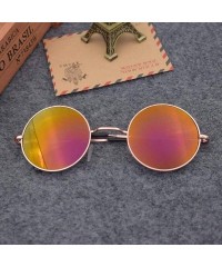 Round Retro glasses sun eyes round sunglasses sunglasses retro prince glasses small round frame sunglasses - CA18X5NO7SC $32.34