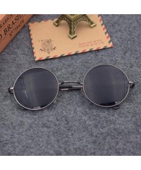 Round Retro glasses sun eyes round sunglasses sunglasses retro prince glasses small round frame sunglasses - CA18X5NO7SC $32.34