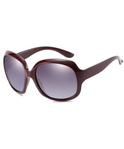 Oversized Women Classic Polarized Sunglasses Oversized Eyewear with Case UV400 Protection - C918X5I7C59 $22.68