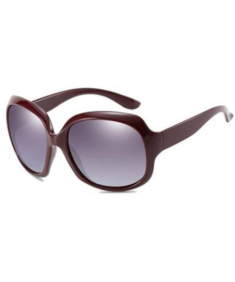 Oversized Women Classic Polarized Sunglasses Oversized Eyewear with Case UV400 Protection - C918X5I7C59 $39.97
