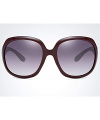 Oversized Women Classic Polarized Sunglasses Oversized Eyewear with Case UV400 Protection - C918X5I7C59 $39.43