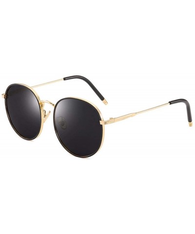 Aviator Polarized Sunglasses retro dazzling Sunglasses round frame original Polarized Sunglasses - B - C218QS0977S $66.29