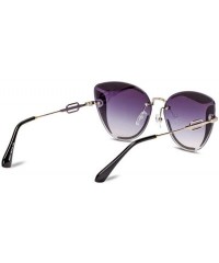 Aviator Fashion 2019 sunglasses- ladies cat eye sunglasses new classic style sunglasses - C - CR18S5QE22N $36.13
