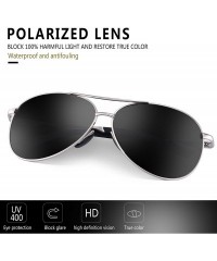 Aviator Polarized Aviator Sunglasses for Men - Metal Frame Sports UV 400 Protection Mens Women Sunglasses 2261 - CK18D4IYYQR ...
