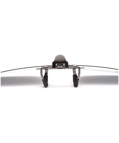 Goggle uv400 Polarized Sunglasses Clip on Myopia Glasses Clip-on Night Vision Glasses - Brown - C318E9Q8C9A $8.37