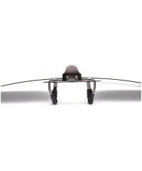 Goggle uv400 Polarized Sunglasses Clip on Myopia Glasses Clip-on Night Vision Glasses - Brown - C318E9Q8C9A $8.37