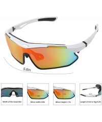 Sport Polarized Sport Sunglasses 100% UV Protection Lightweight Outdoor glasses - CG18RDSNM8U $11.38