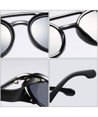 Round Polarized Sunglasses Protection Mirrored Accessories - CG18R7RGMTA $12.37