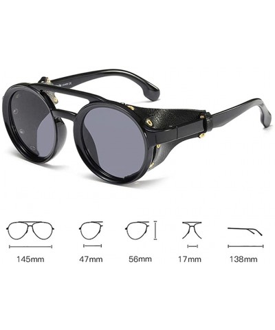 Round Polarized Sunglasses Protection Mirrored Accessories - CG18R7RGMTA $12.37
