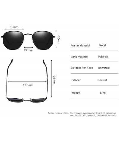 Cat Eye Unisex Polarized Sunglasses Classic Men Retro UV400 Sun Glasses - A - CL197TYN9CM $27.15