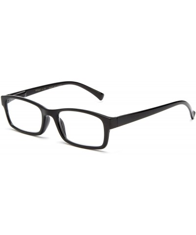 Square Newbee Fashion Squared Reading Glasses - Black - CC11PTMX319 $18.32