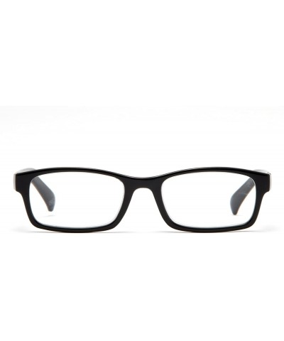 Square Newbee Fashion Squared Reading Glasses - Black - CC11PTMX319 $11.88