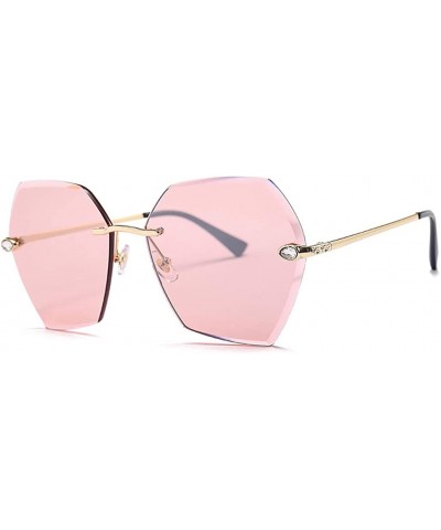 Square Polarized Sunglasses Protection Personality Decoration - CK18R8R4RHH $21.76