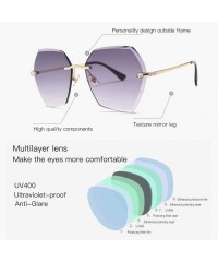 Square Polarized Sunglasses Protection Personality Decoration - CK18R8R4RHH $13.71