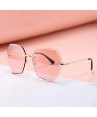 Square Polarized Sunglasses Protection Personality Decoration - CK18R8R4RHH $13.71
